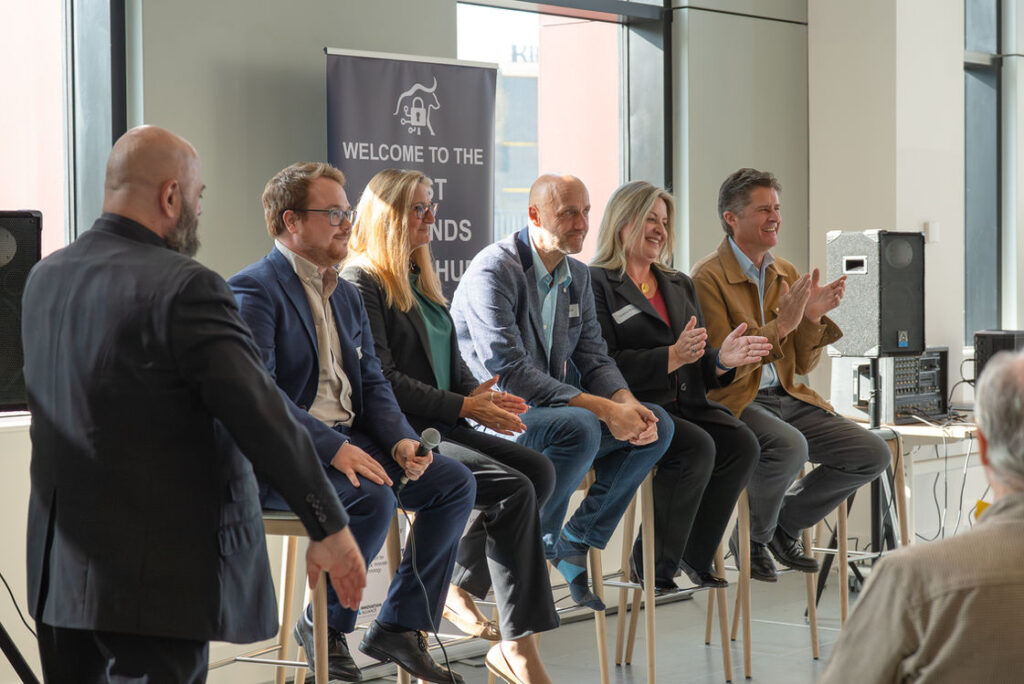 The audience at a West Midlands Cyber Hub event